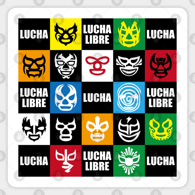 LUCHA#35c Sticker by RK58